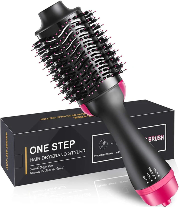 One Step Hot Air Brush (Dryer and Styler) – 3 in 1 Hair Dryer Brush