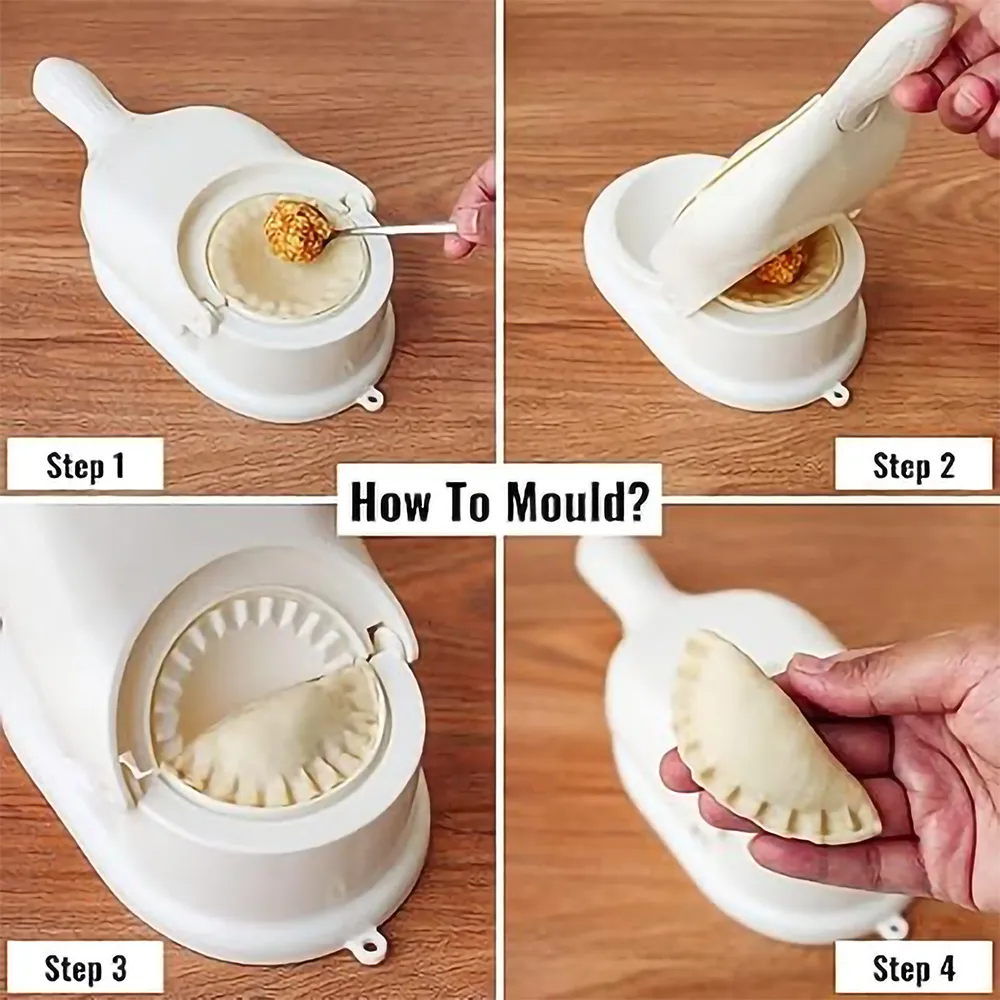 2 In 1 Dumpling Maker Machine for Samosa & Momos - Image 4