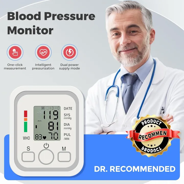 Digital Blood Pressure Monitor | Upper Arm Automatic BP Machine with Voice Function - Image 2