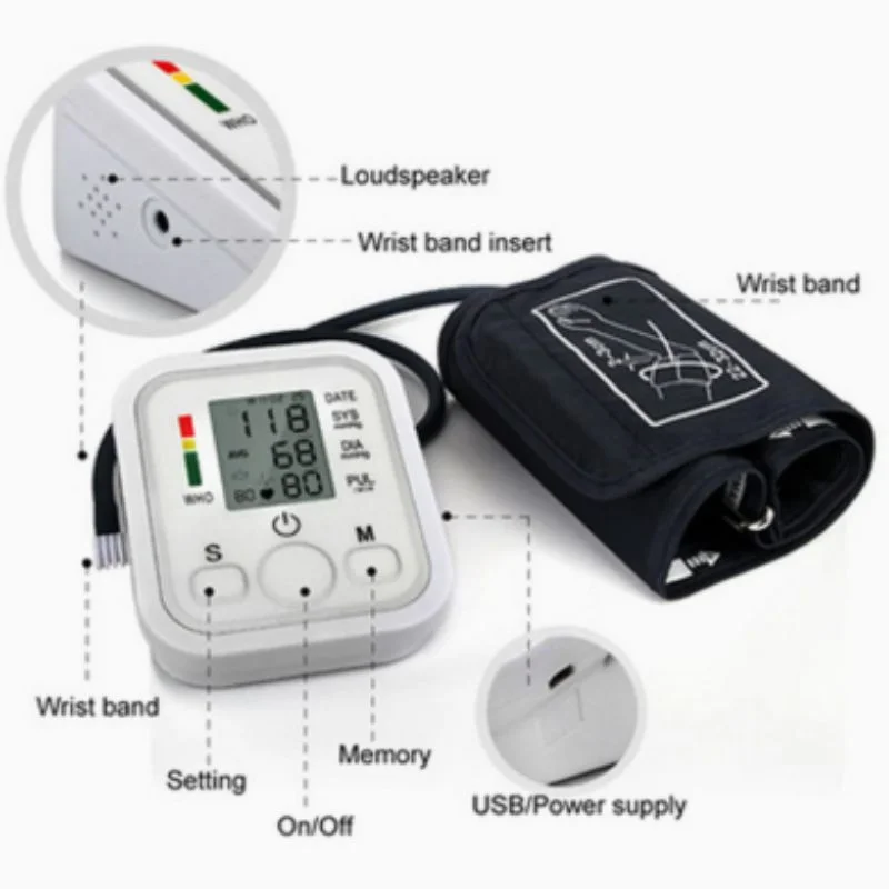 Digital Blood Pressure Monitor | Upper Arm Automatic BP Machine with Voice Function - Image 3