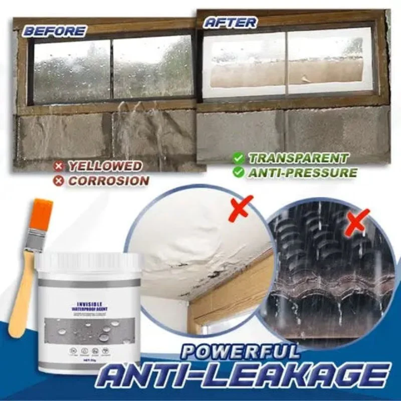 Hydra Waterproof Agent 250g – Instant Wall & Floor Leak Sealing Solution with Brush - Image 4
