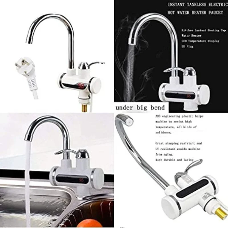 Instant Electric Hot Water Tap With Digital Display 3000W - Image 2