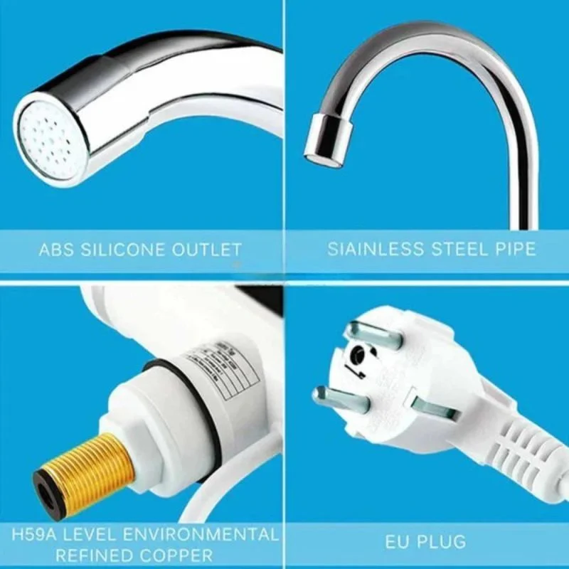 Instant Electric Hot Water Tap With Digital Display 3000W - Image 3
