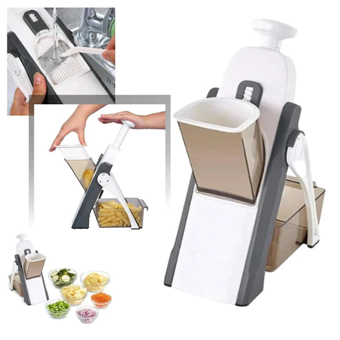 Mandoline Slicer Safe Vegetable Cutter Adjustable Multi-Purpose Vegetable Chopper - Image 3
