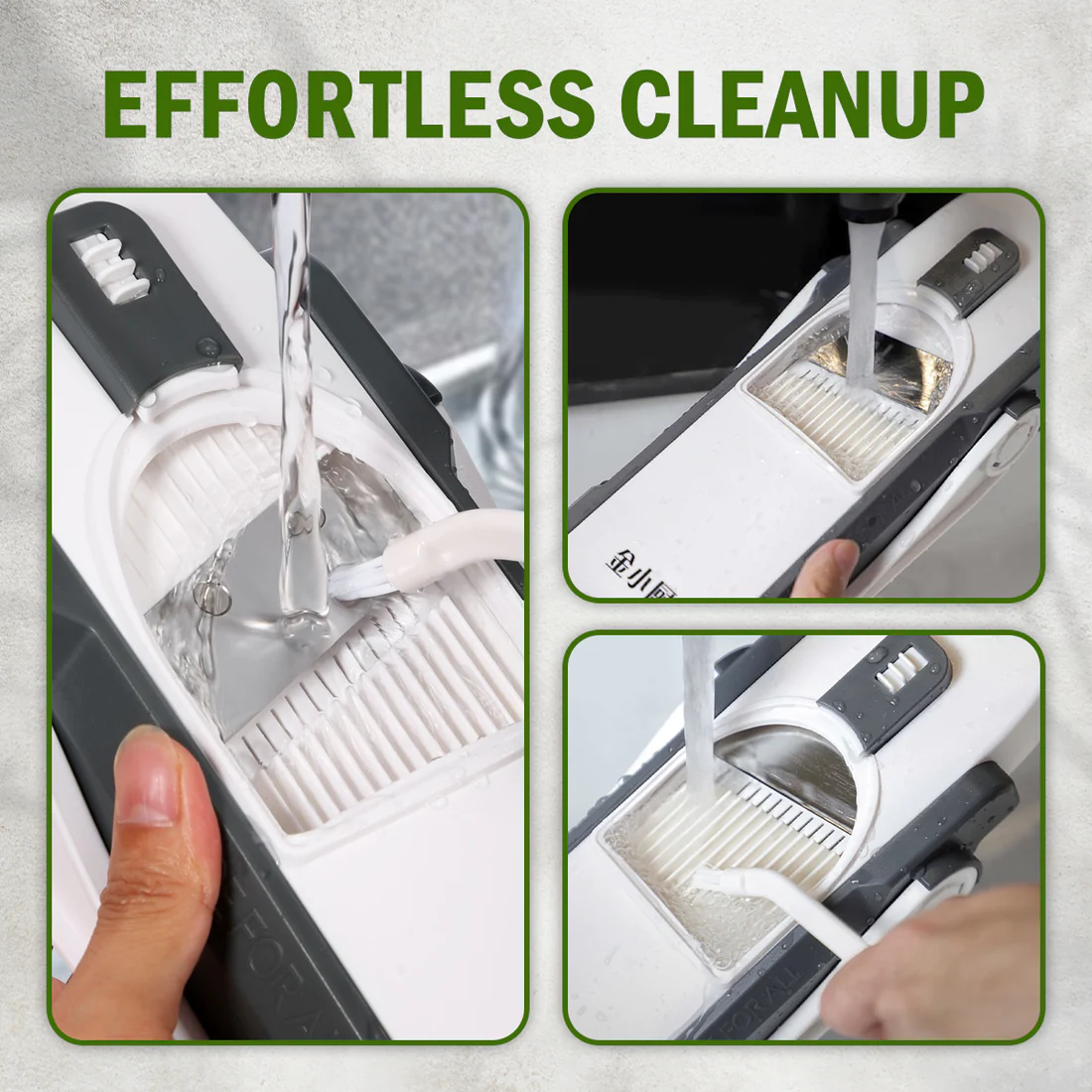 Mandoline Slicer Safe Vegetable Cutter Adjustable Multi-Purpose Vegetable Chopper - Image 4