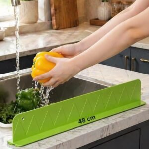 Silicone Sink Splash Guard 48cm – Kitchen Sink Water Splash Protector for Countertop
